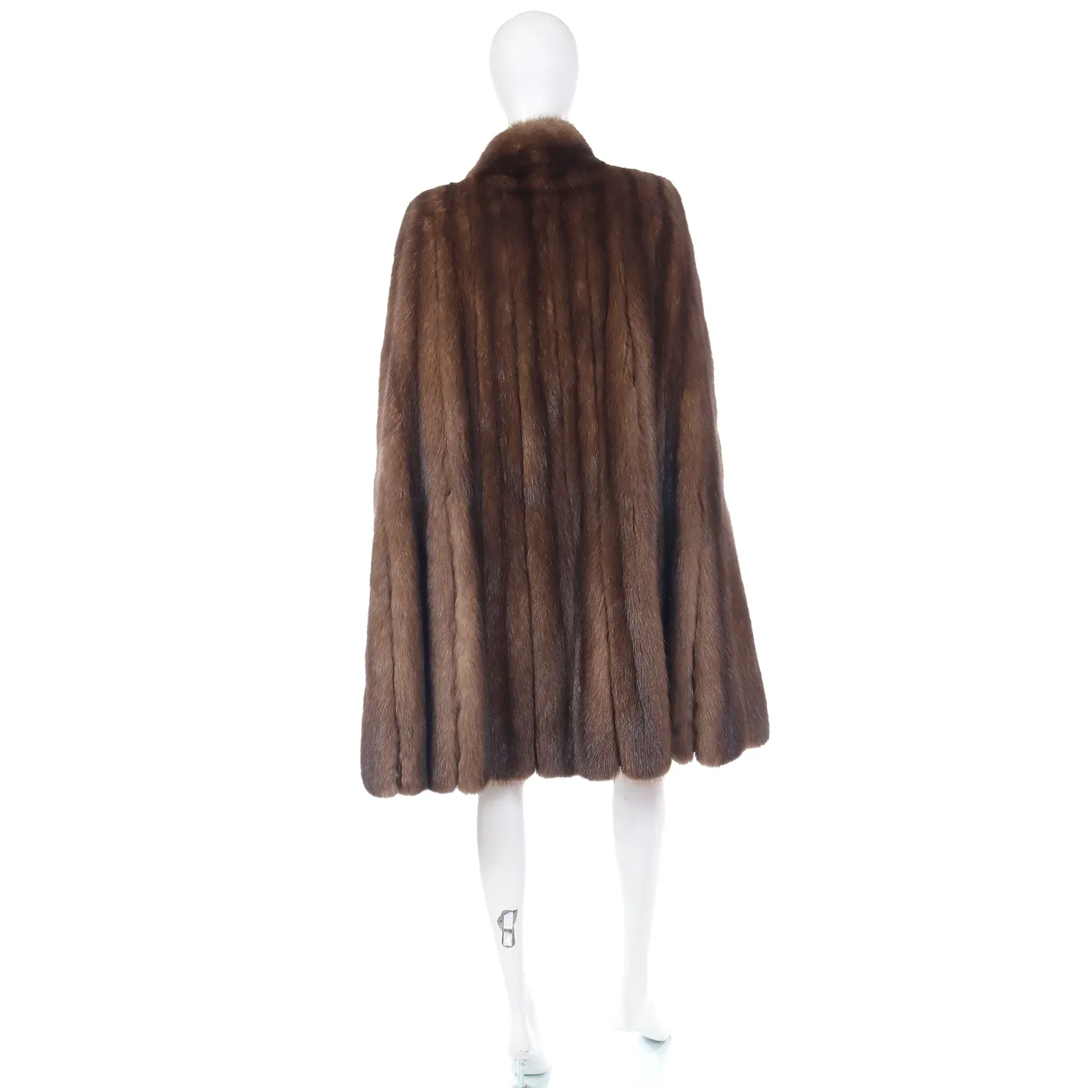 1960s Maximilian Vintage Sable Mink Fur Cape