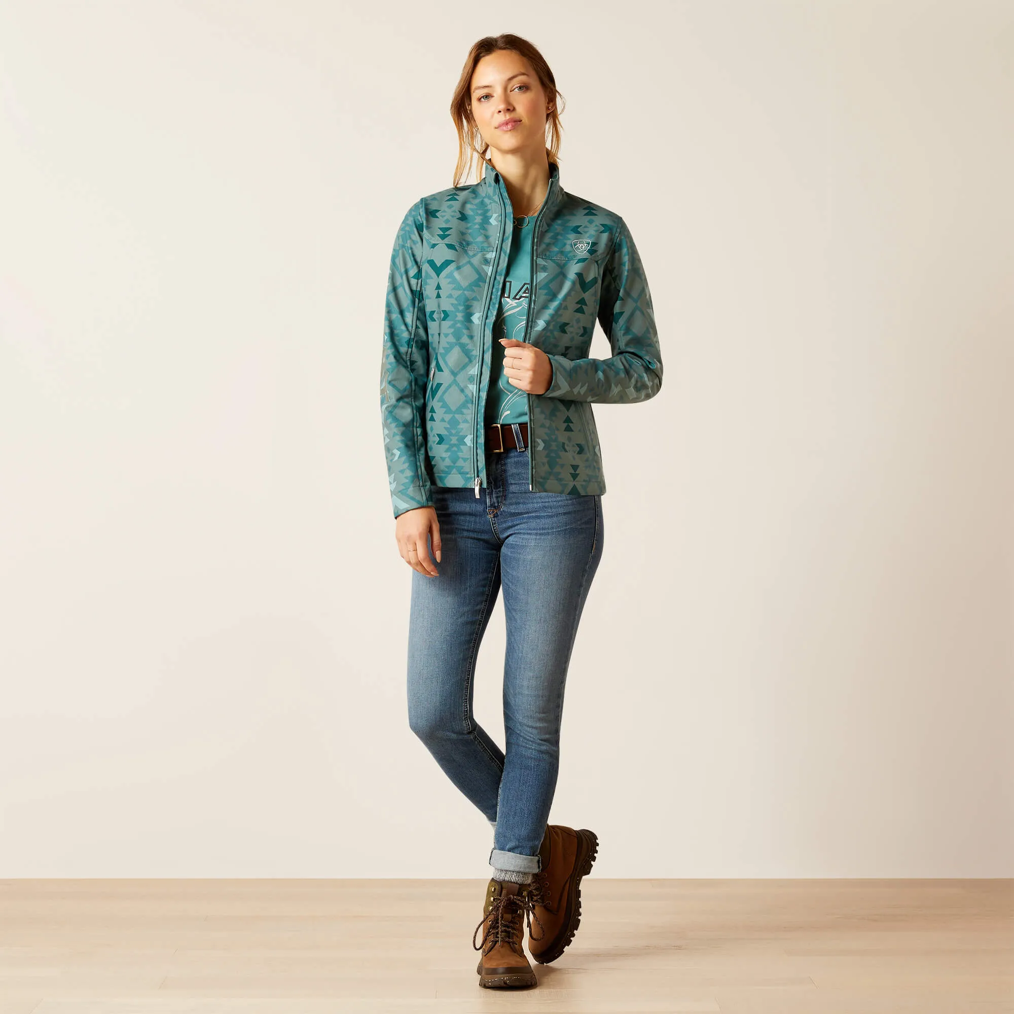 Ariat Women's New Team Softshell Print Jacket