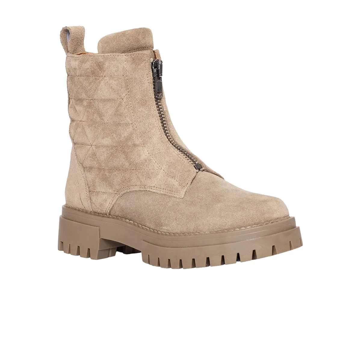 Ateliers Carson Taupe Suede Leather Boot