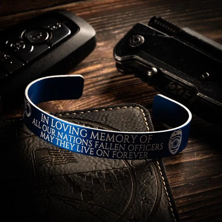 Back The Blue Memorial Bracelet