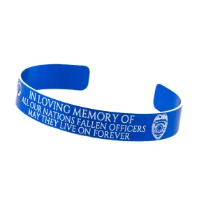 Back The Blue Memorial Bracelet