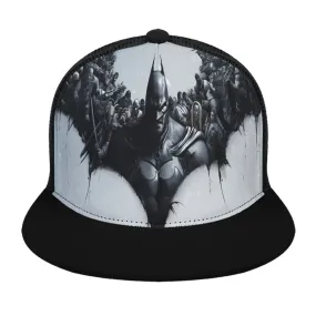 Batman Baseball Cap Flat Rear Hollow GOTHAM-Inspired Batman Baseball Cap - Flat Rear Design with Hollow Detail