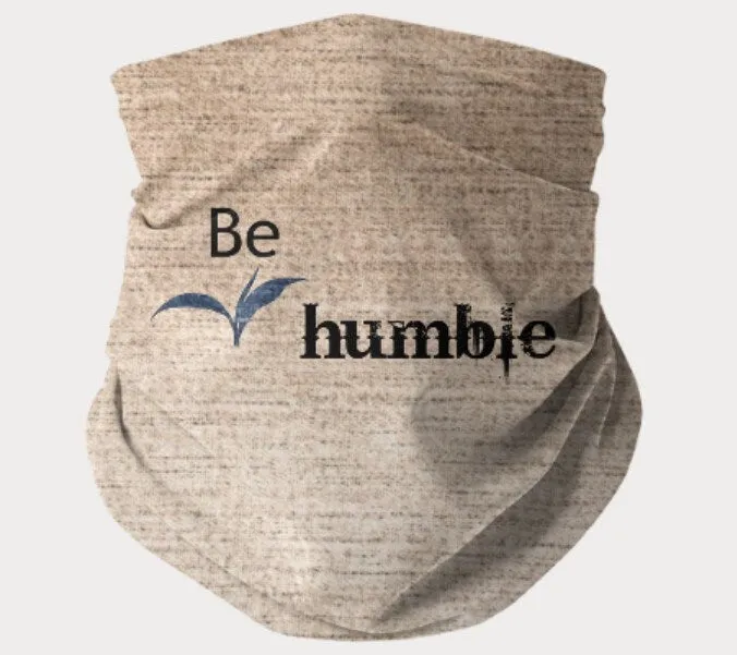 Be Humble, Denim,Suede Look,Neck Gaiter,Multi-functional , Face,Headband,Bandana,Balaclava,Hair Band,Dust Mask,Cute Valentine Gift