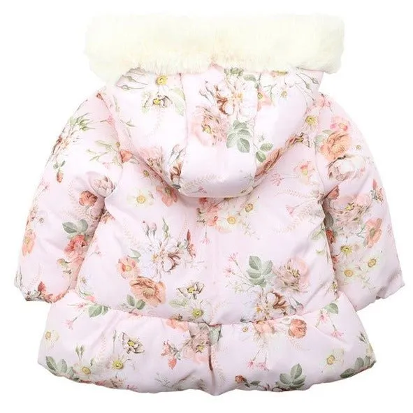 Bebe Hooded Coat - Dotti Print