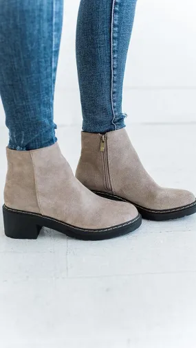 Bridgette Taupe Bootie - Size 6 Left