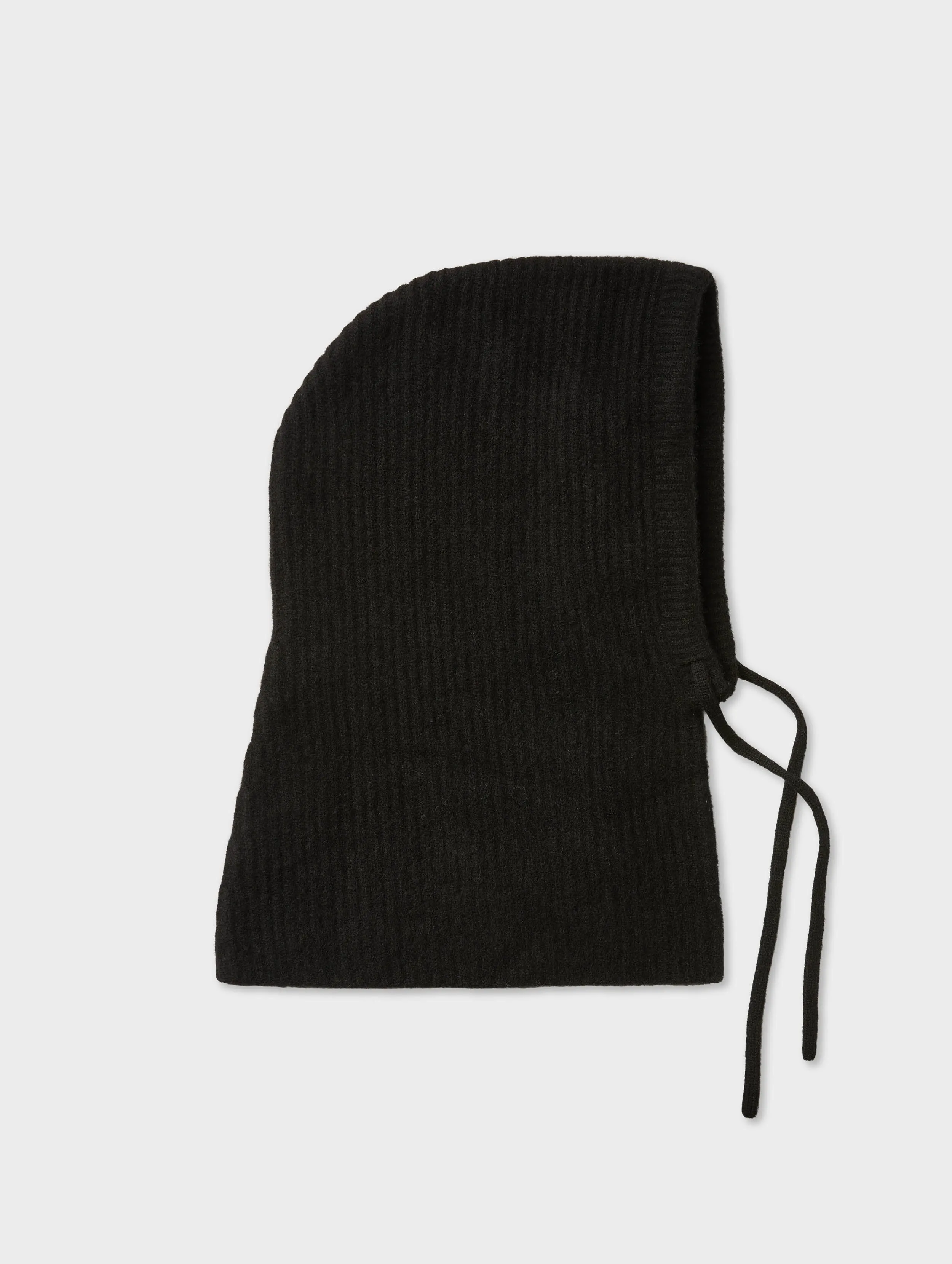 Cashmere Ribbed Balaclava