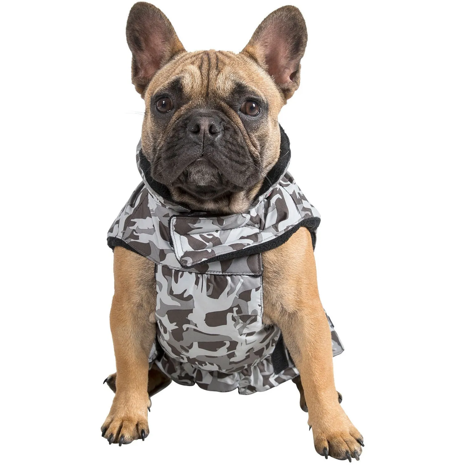 Charly Printed Waterproof Dog Coat in Camo Style