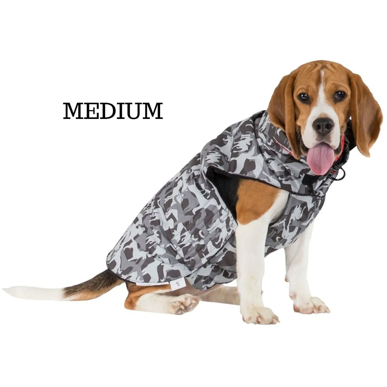 Charly Printed Waterproof Dog Coat in Camo Style