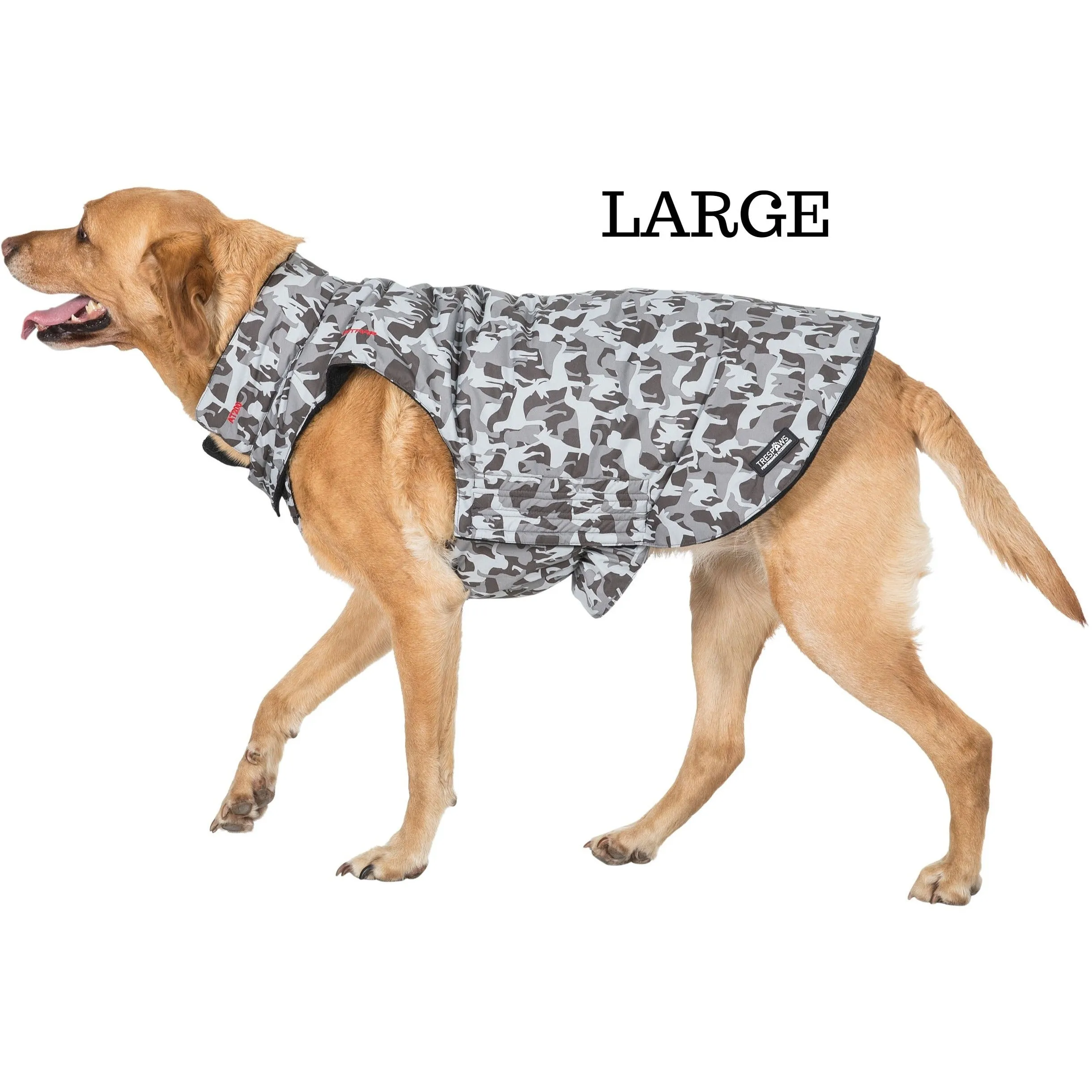 Charly Printed Waterproof Dog Coat in Camo Style