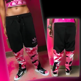 ^CHIEFIN’ ADI-FEATHER^ (PINK CAMOUFLAGE) JOGGER SWEATPANTS (CUT & SEW)