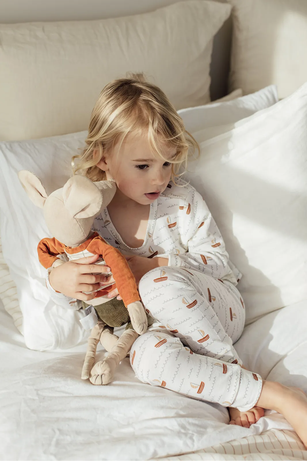 Child Merino Pyjamas - Sail Boat