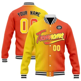 Custom Gradient Fashion Jacket Bomber Full-Snap Varsity Letterman Personalized Jacket FZ005-D028015-3