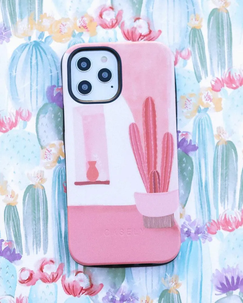 Desert Daze | Peachy Cactus Samsung Case