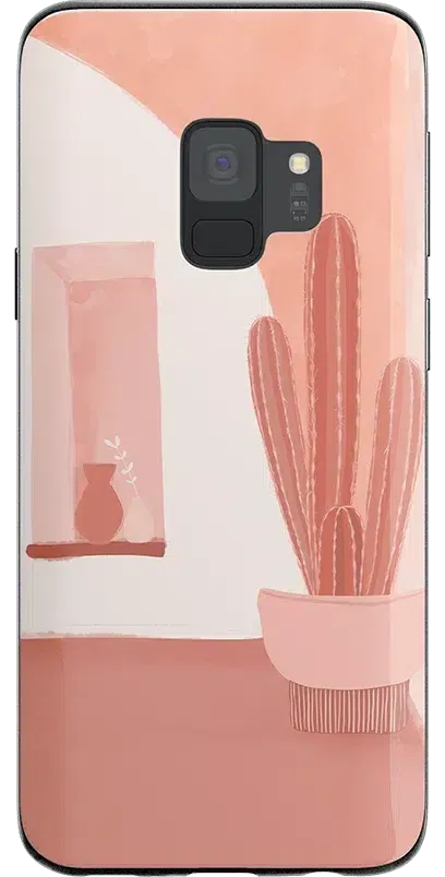 Desert Daze | Peachy Cactus Samsung Case