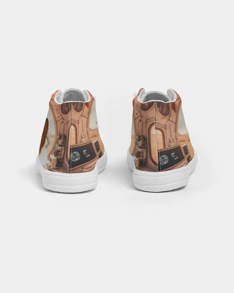 DOLLY UNIVERSE SPACE SHIP Kids Hightop Canvas Shoe