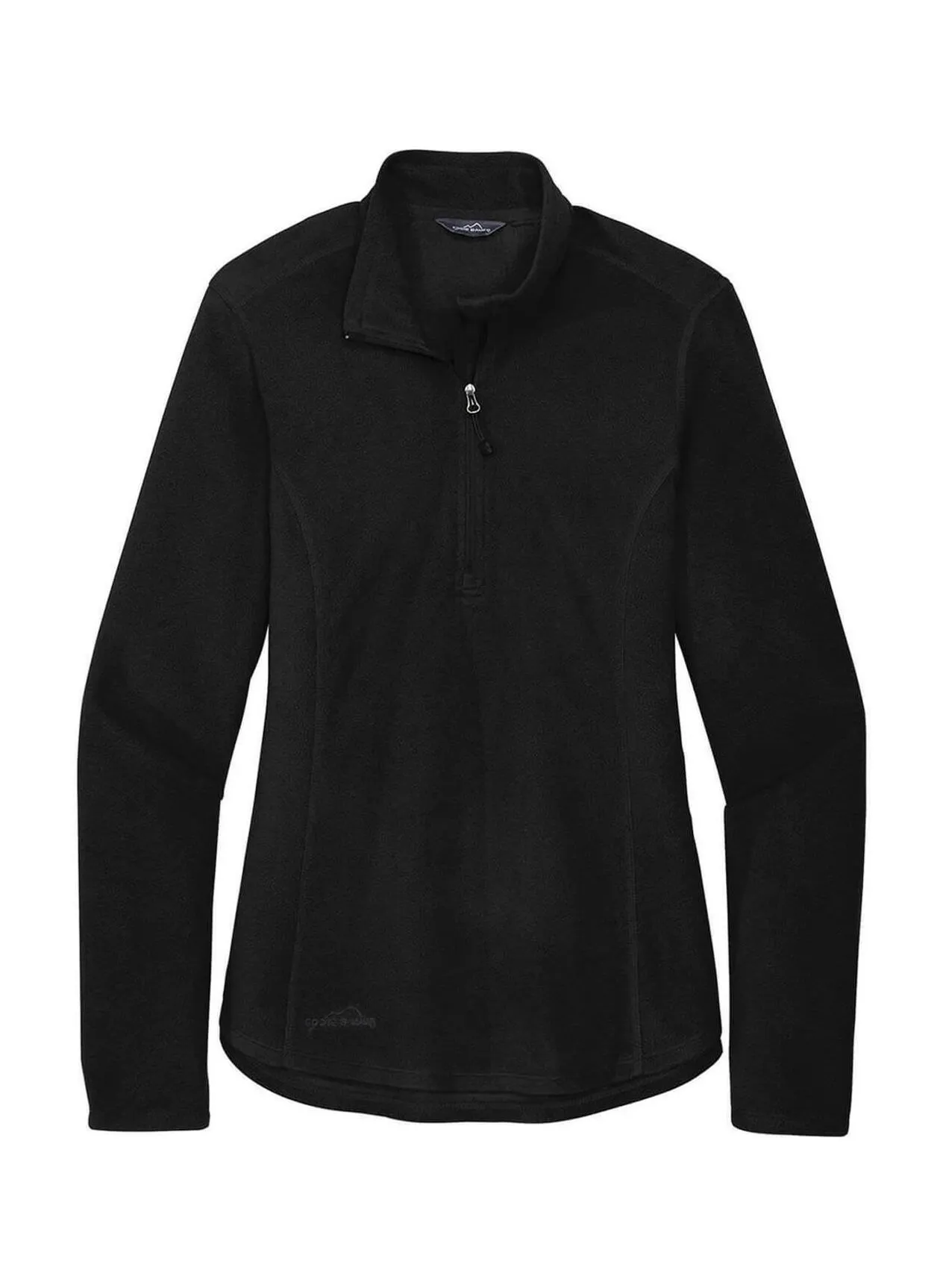 Eddie Bauer Black Women&#x27;s Half-Zip Microfleece Jacket EB227