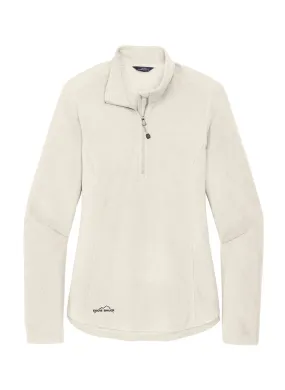 Eddie Bauer Women&#x27;s Ivory Half-Zip Microfleece Jacket EB227