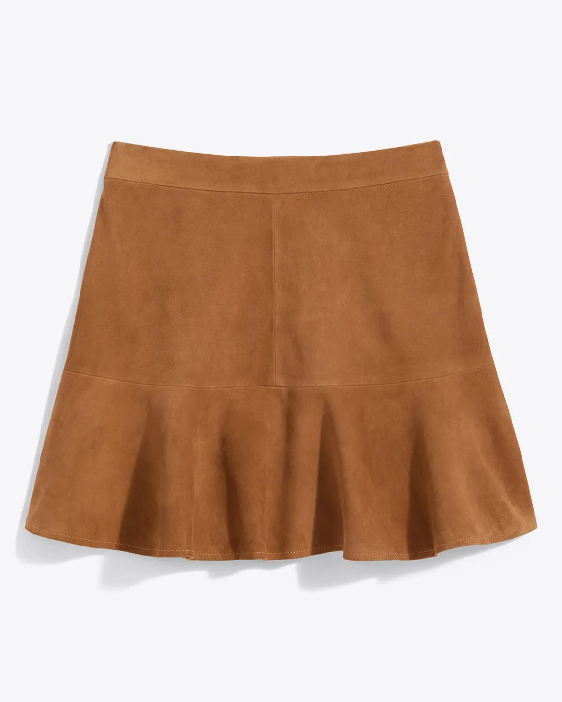 Flutter Skirt in Suede