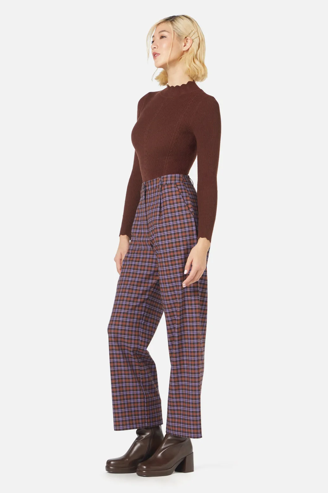 Frances Check Pant