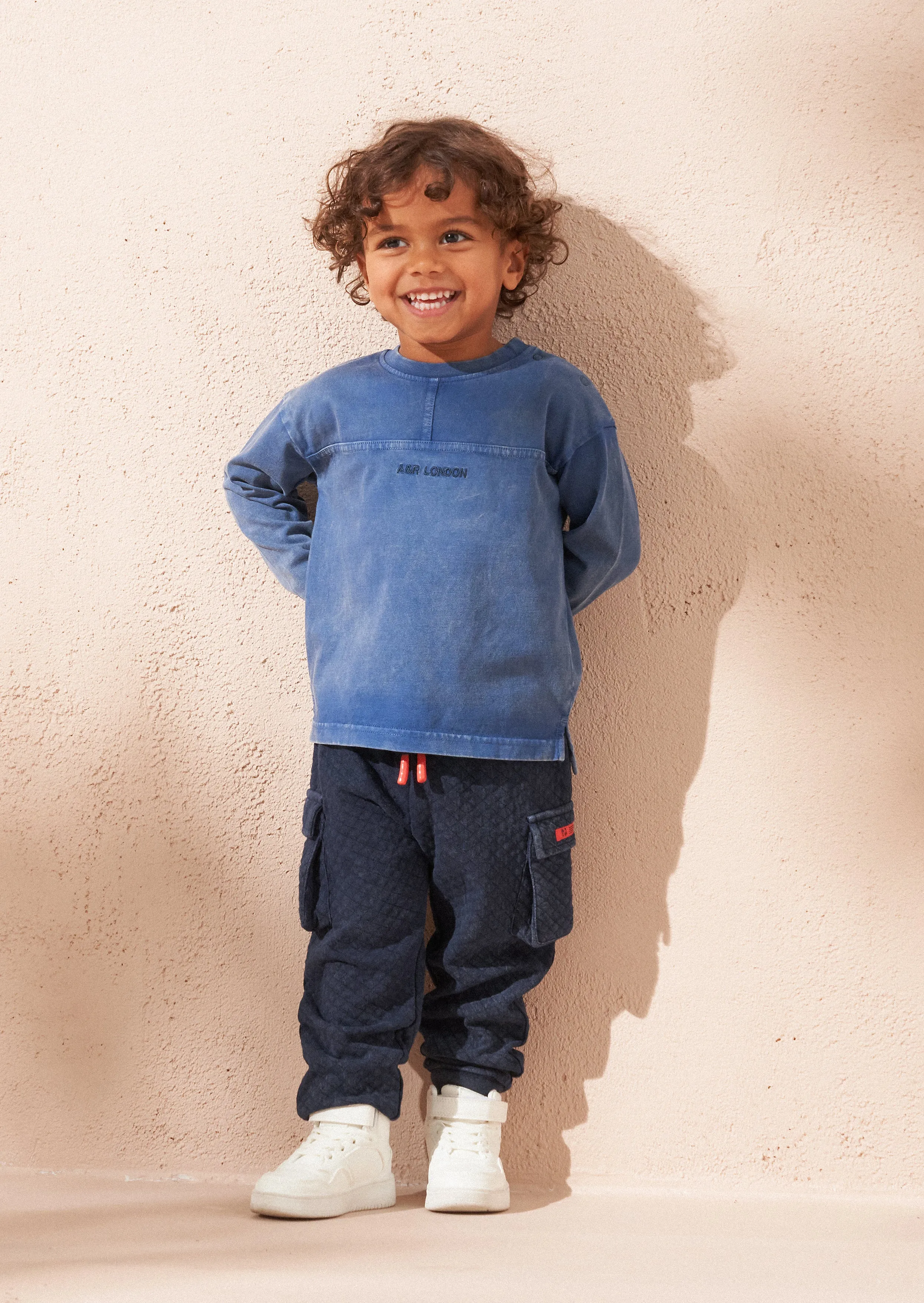 Frank Blue Baby Cargo Jogger