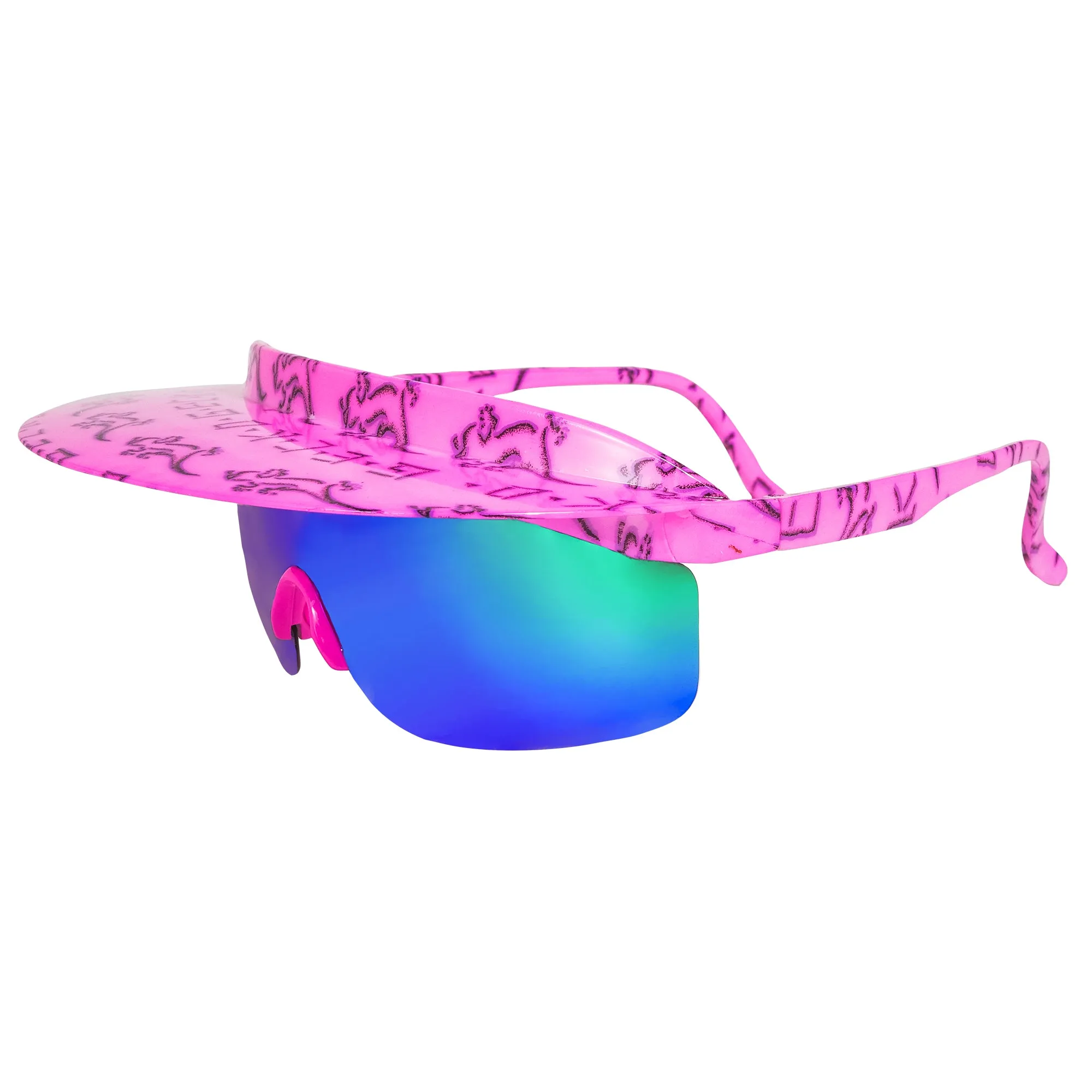 Gecko Hawaii Petro Pink - Visor Shades