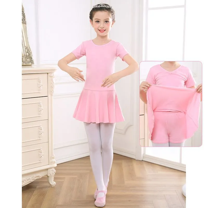 Girls' Short Sleeve Dance Dress