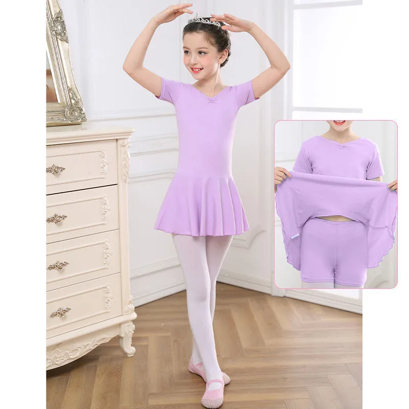 Girls' Short Sleeve Dance Dress