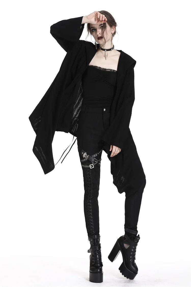 Gothic skull back baggy jacket JW181