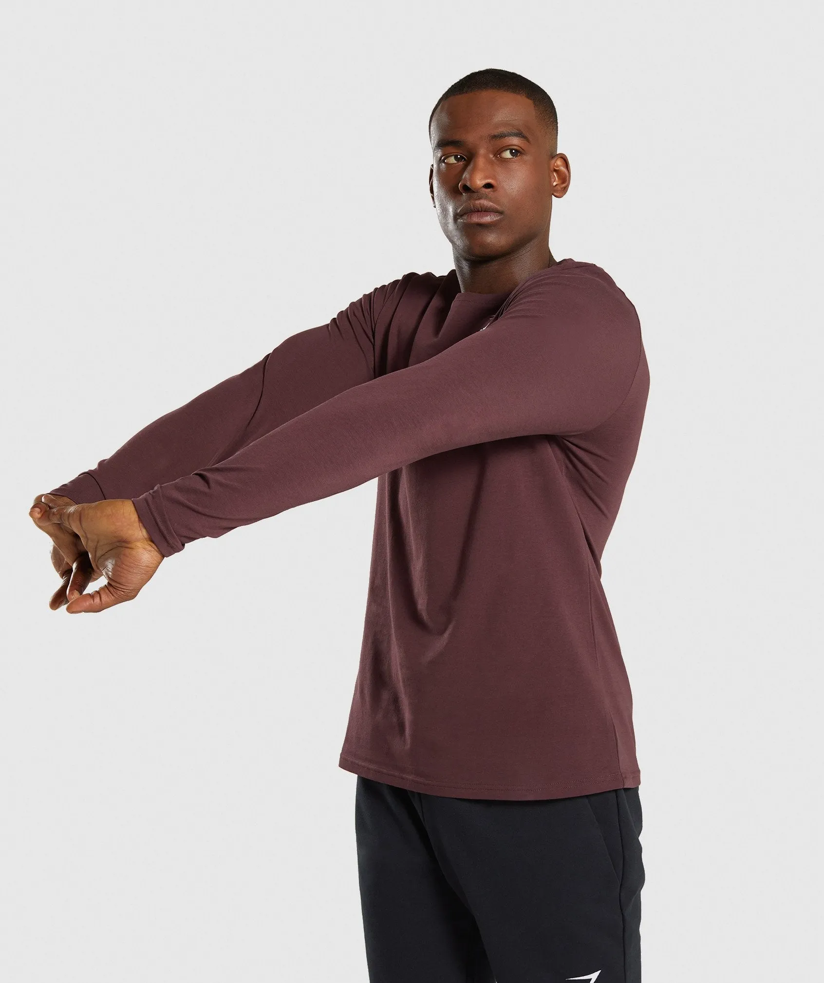 Gymshark Critical Long Sleeve T-Shirt - Red