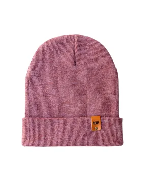 HAAKWEAR Knit Cuffed Beanie - Rusty Burgundy, Made in USA