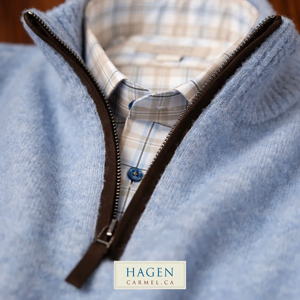 Hagen Boucle 1/4 Zip Sweater