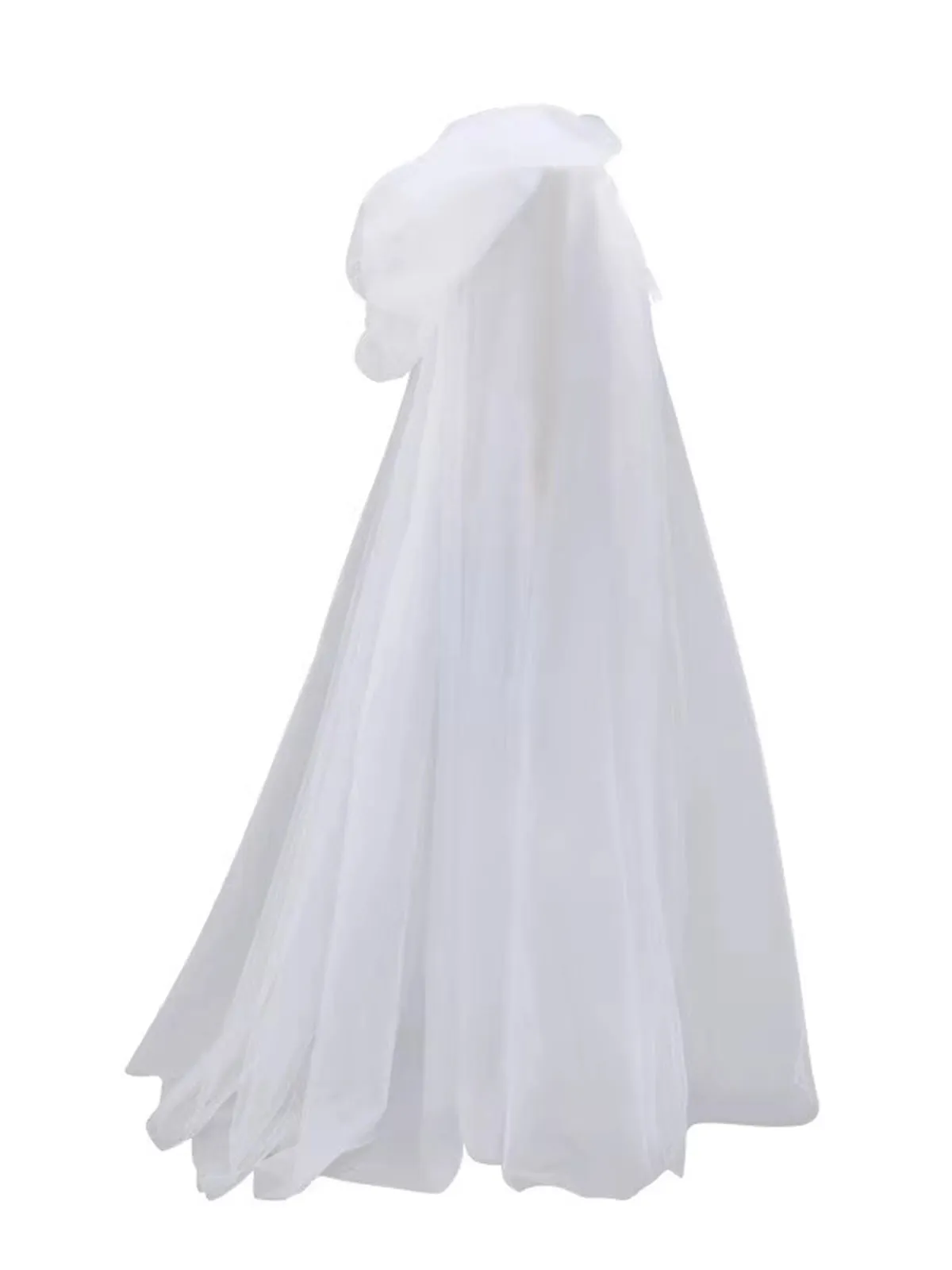 Halloween Latest Gothic Tulle Hooded Cape Cloak