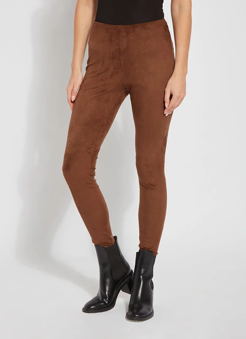 Hi Waist Suede Legging (28" Inseam)