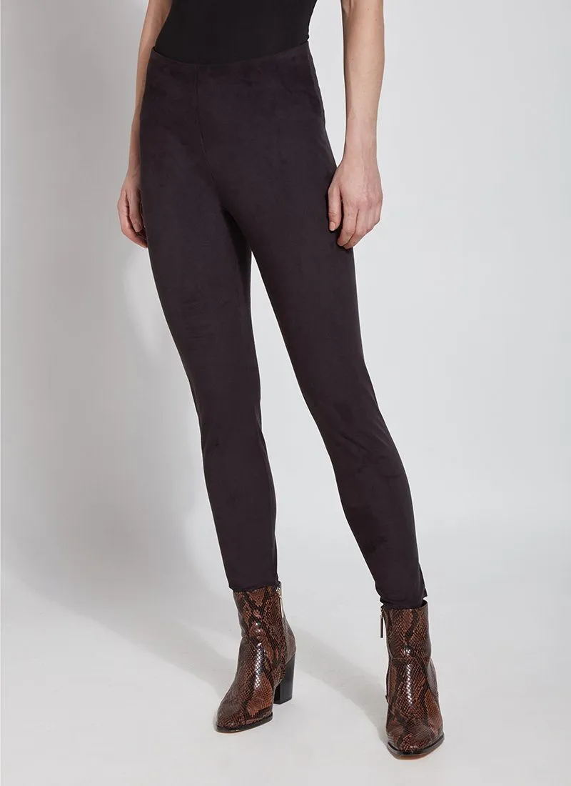 Hi Waist Suede Legging (28" Inseam)