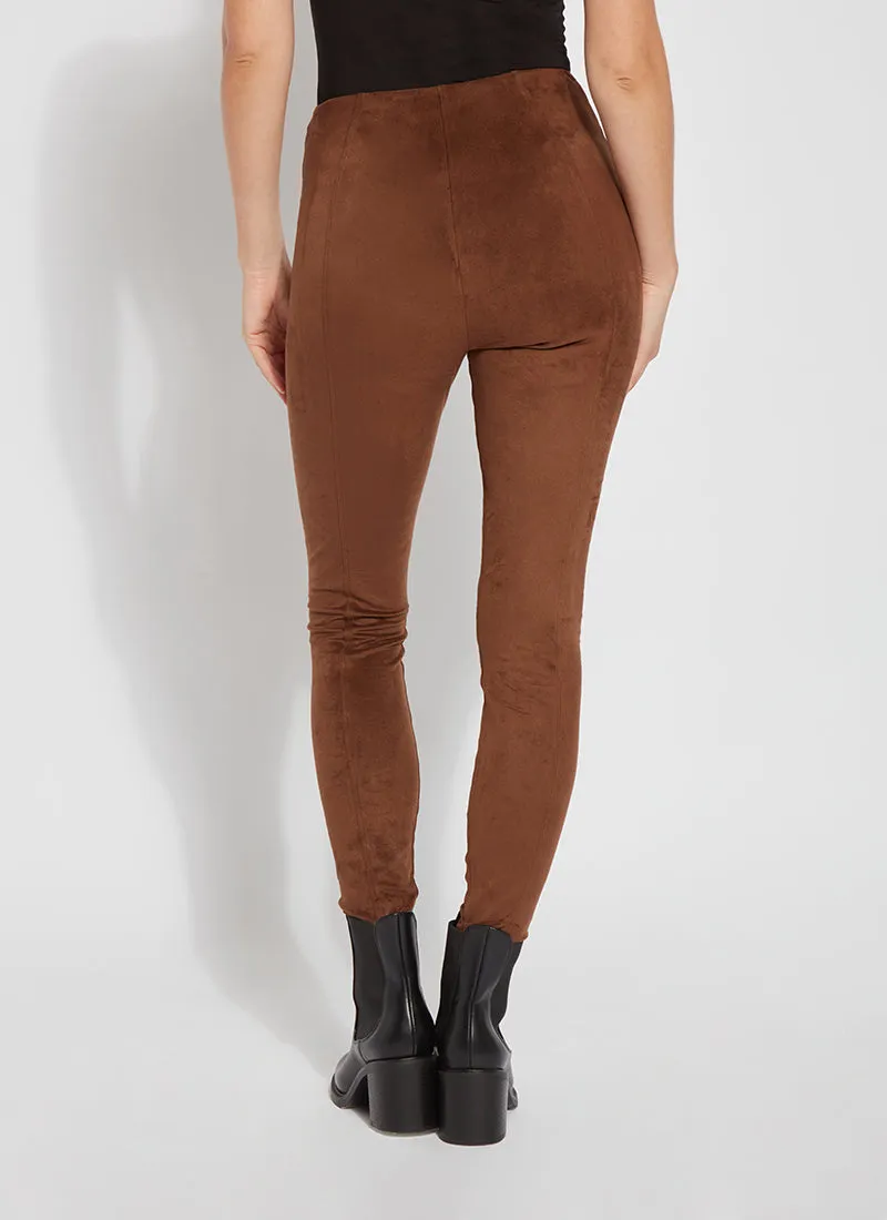 Hi Waist Suede Legging (28" Inseam)