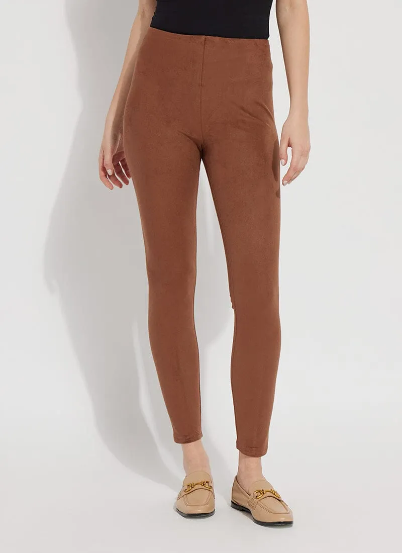 Hi Waist Suede Legging (28" Inseam)