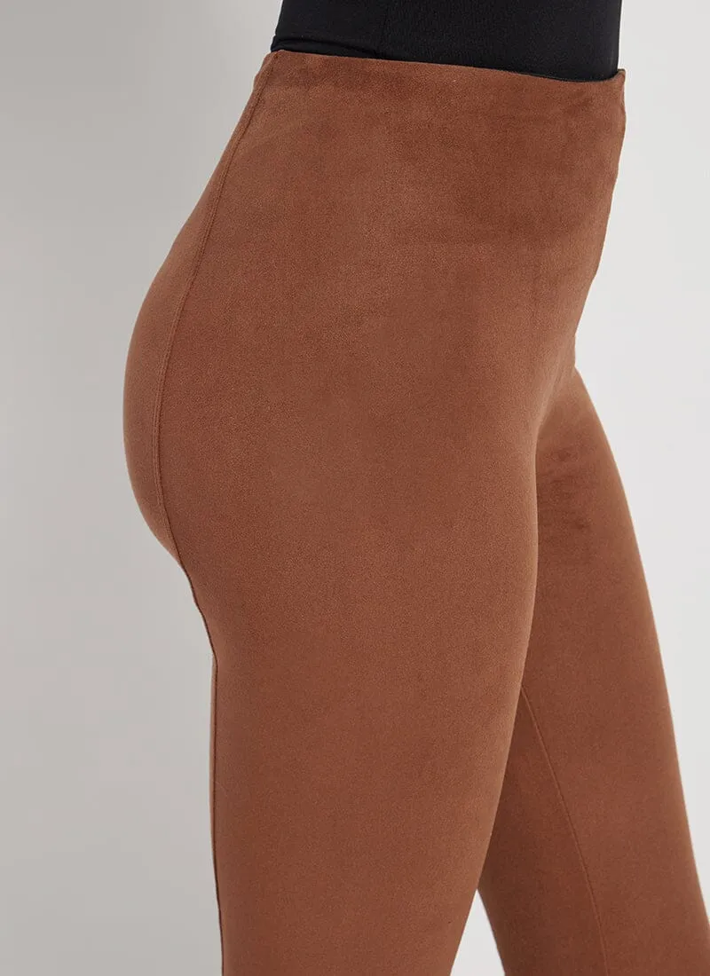 Hi Waist Suede Legging (28" Inseam)