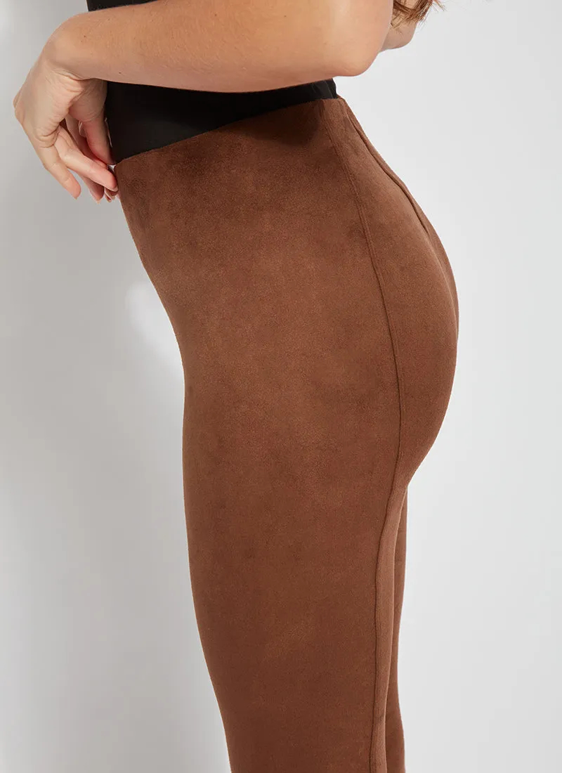 Hi Waist Suede Legging (28" Inseam)