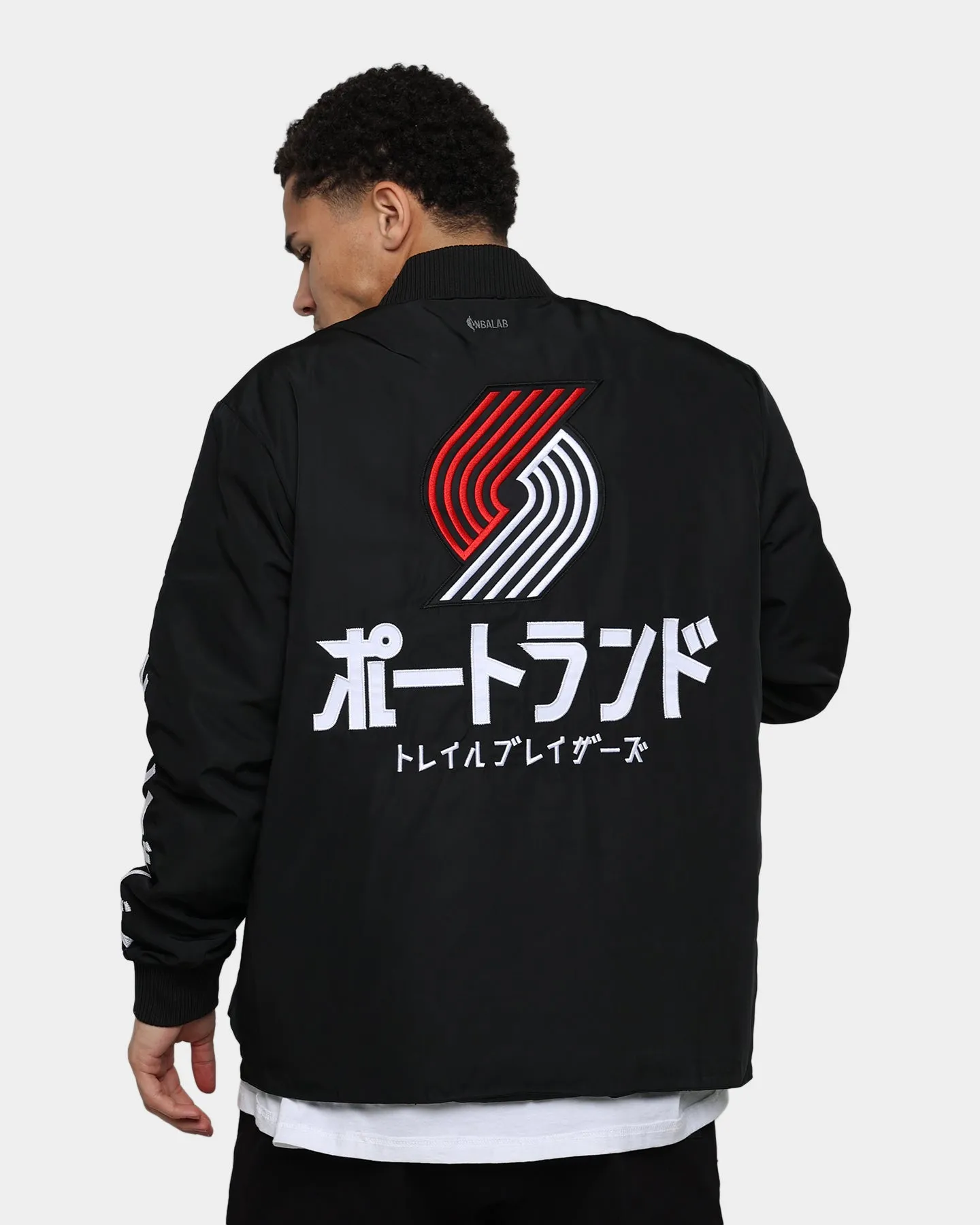 Hyperfly X NBA Portland Trailblazers Katakana Kimono Black