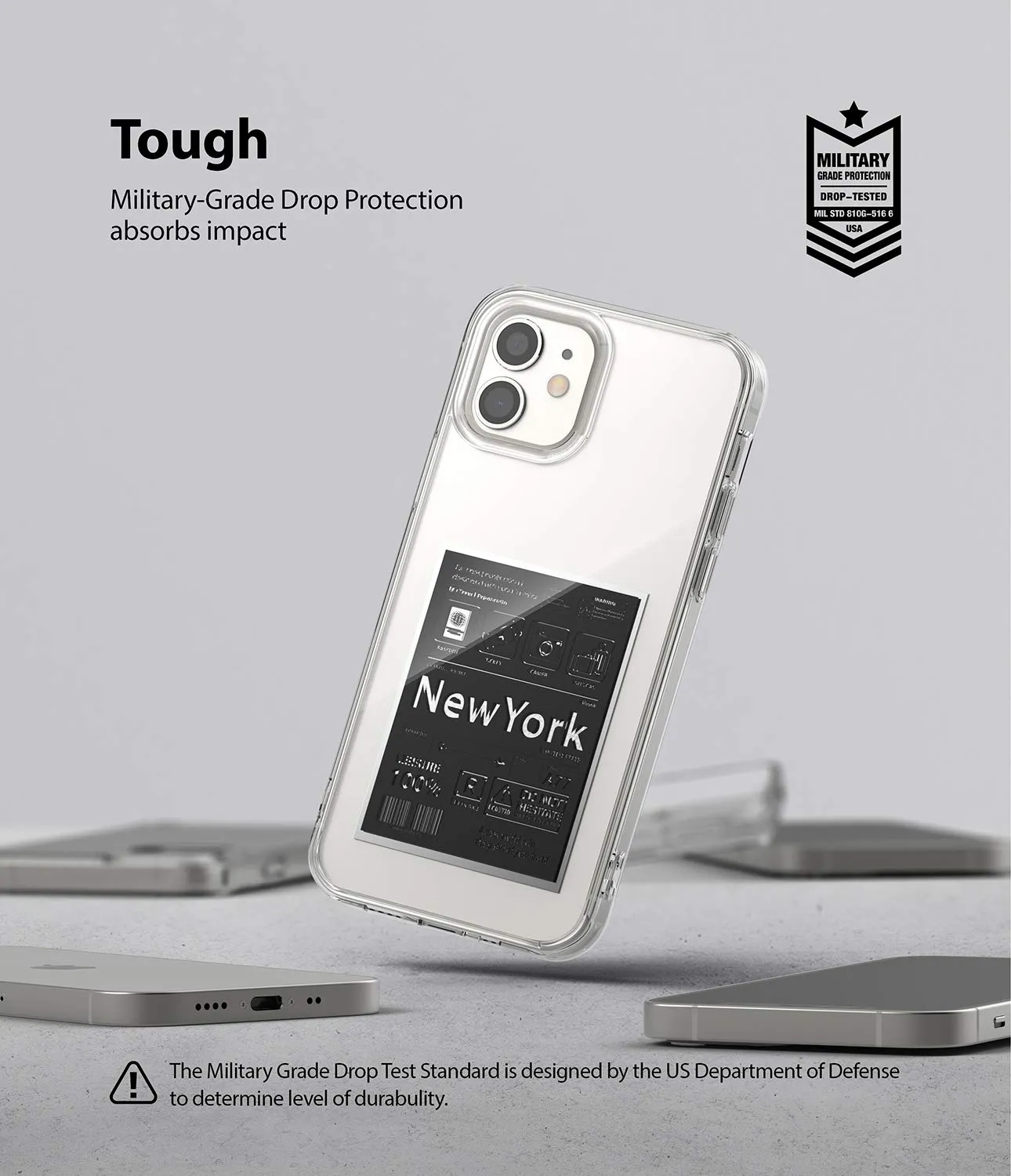 iPhone 12 mini Back Cover Case | Fusion Design - New York : Label