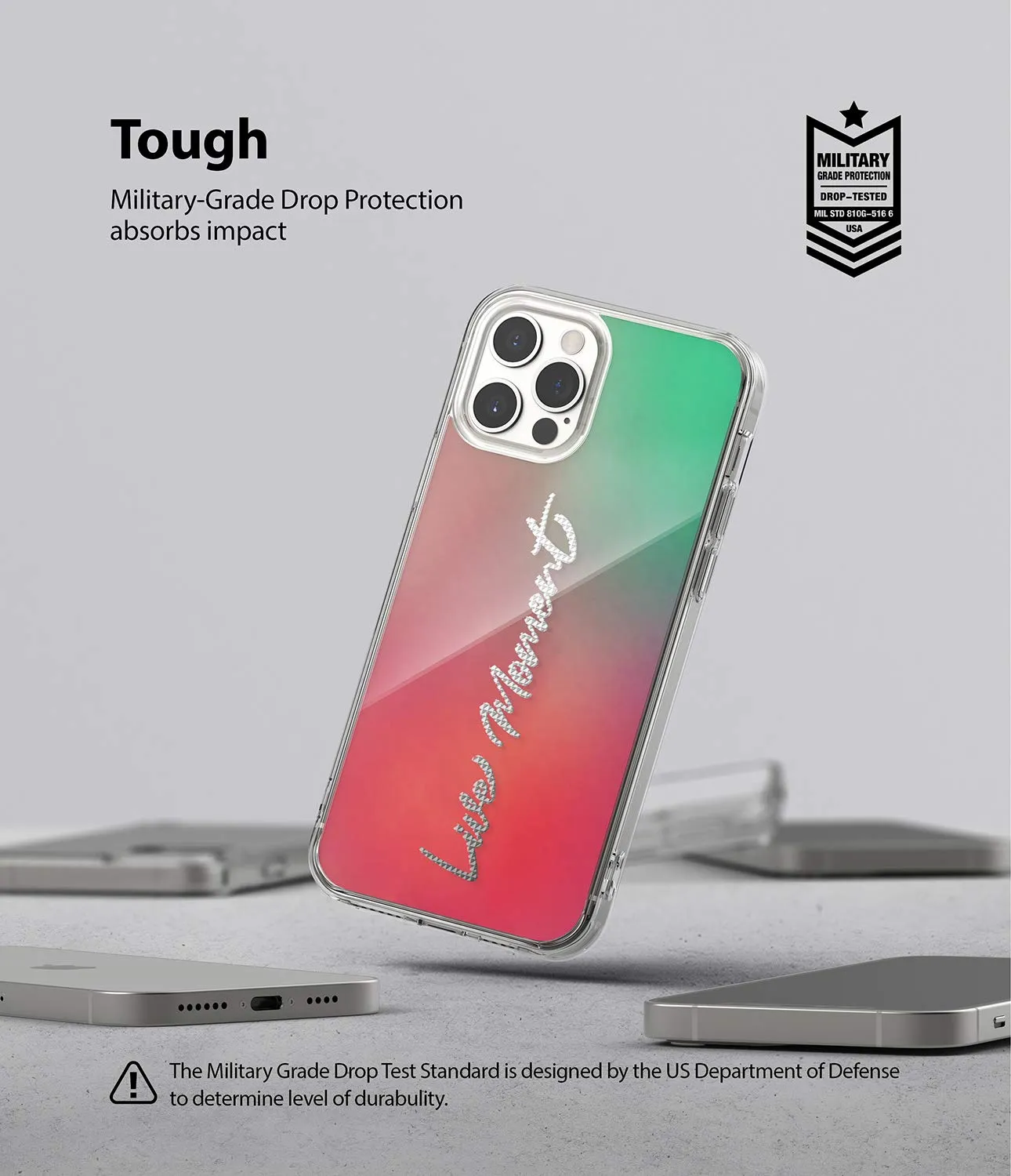 iPhone 12 Pro Max Back Cover Case | Fusion Design - Live Moment