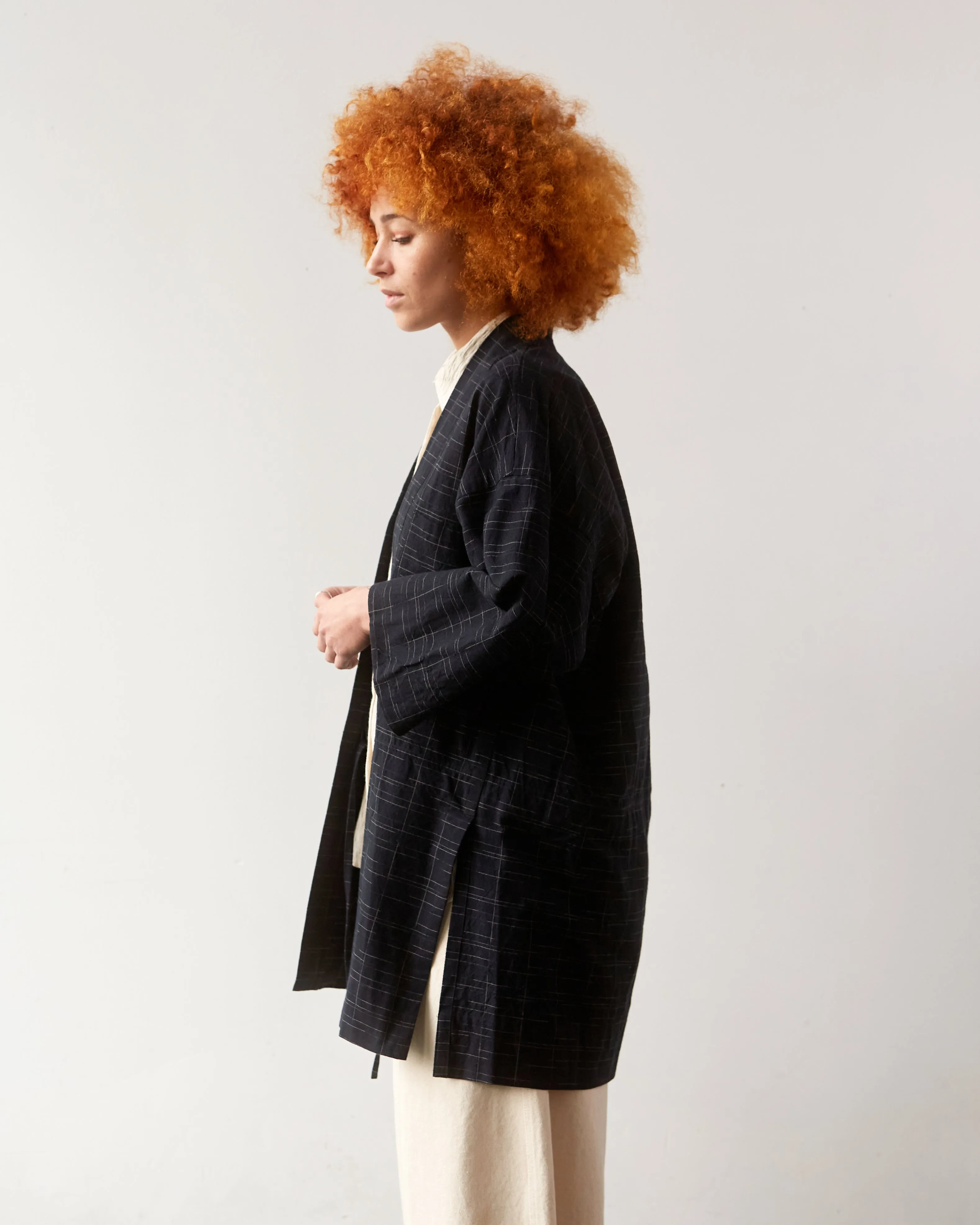 Jan-Jan Van Essche Kimono #10, Black Kasuri