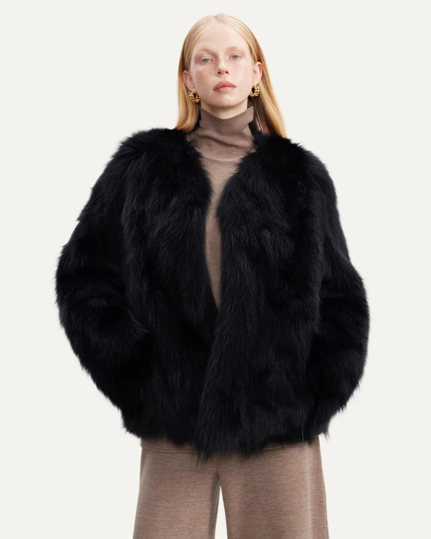 Jasmine Fox Fur Night Coat