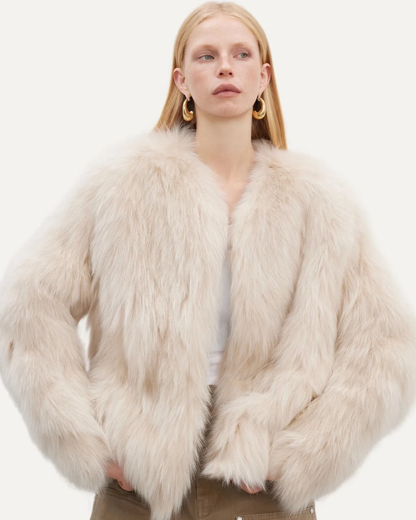 Jasmine Fox Fur Night Coat