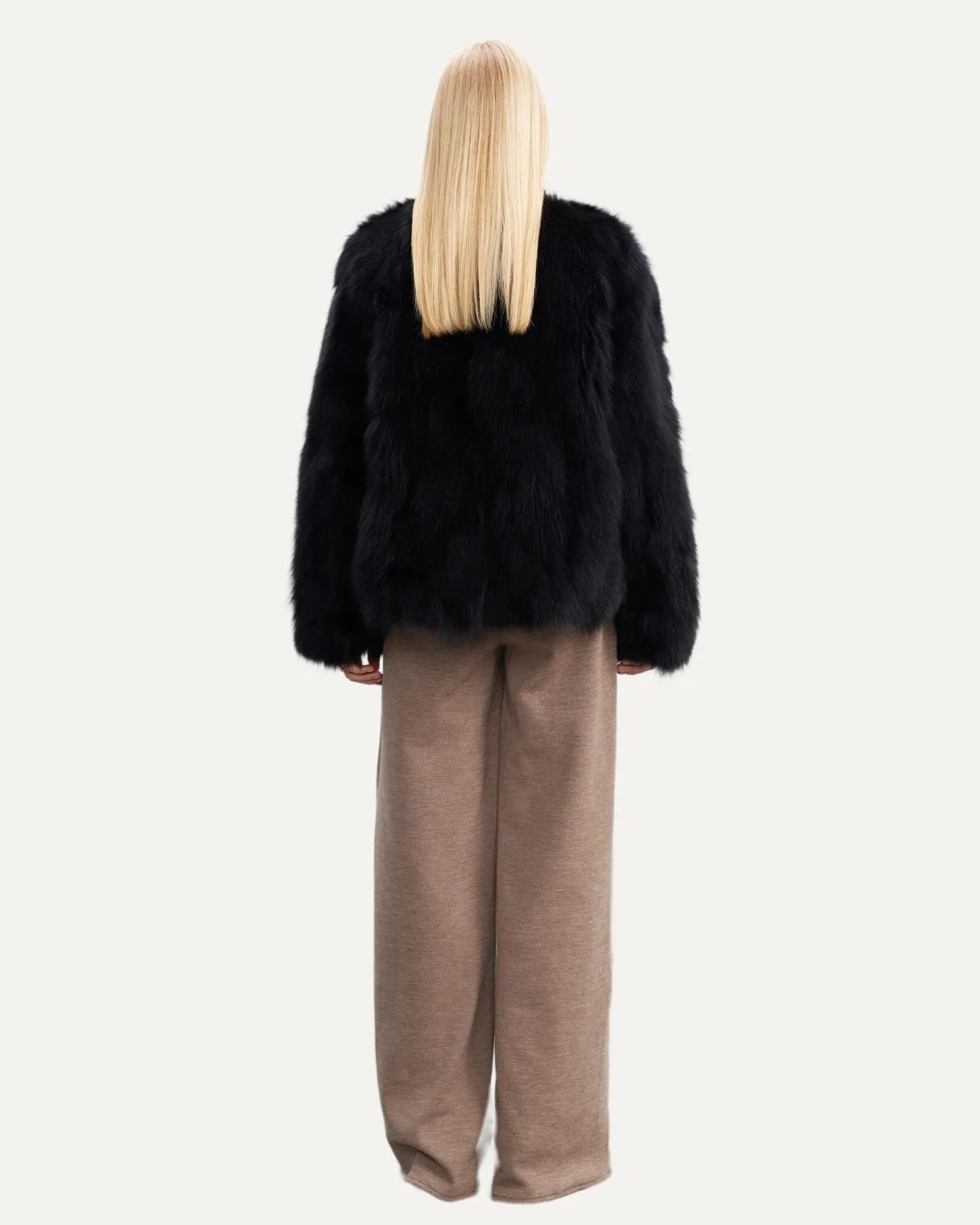 Jasmine Fox Fur Night Coat