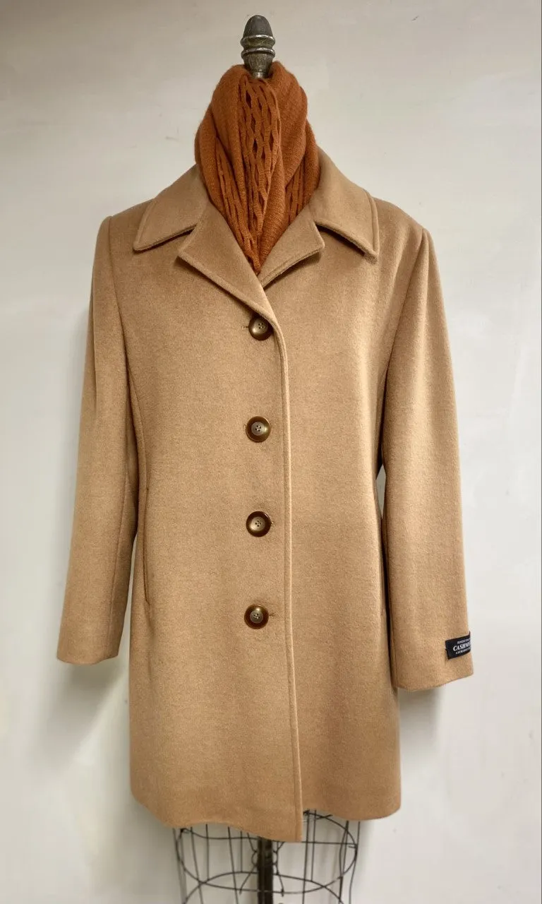 Jessica Car Coat - 50% Cashmere & Wool Blend