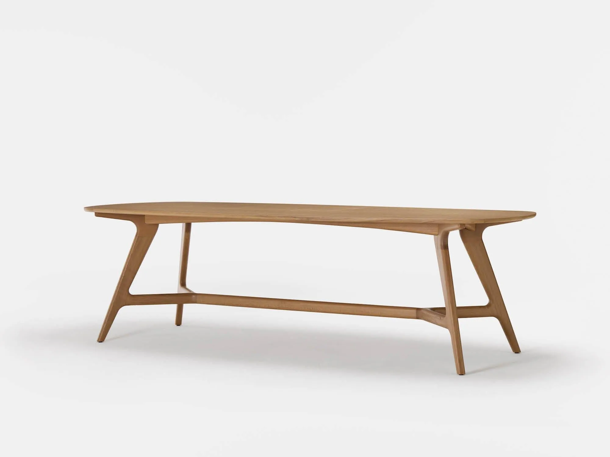 Johanna Elliptical Timber Table