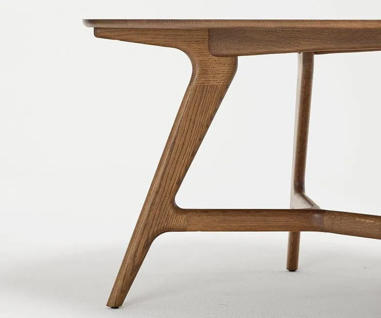 Johanna Elliptical Timber Table