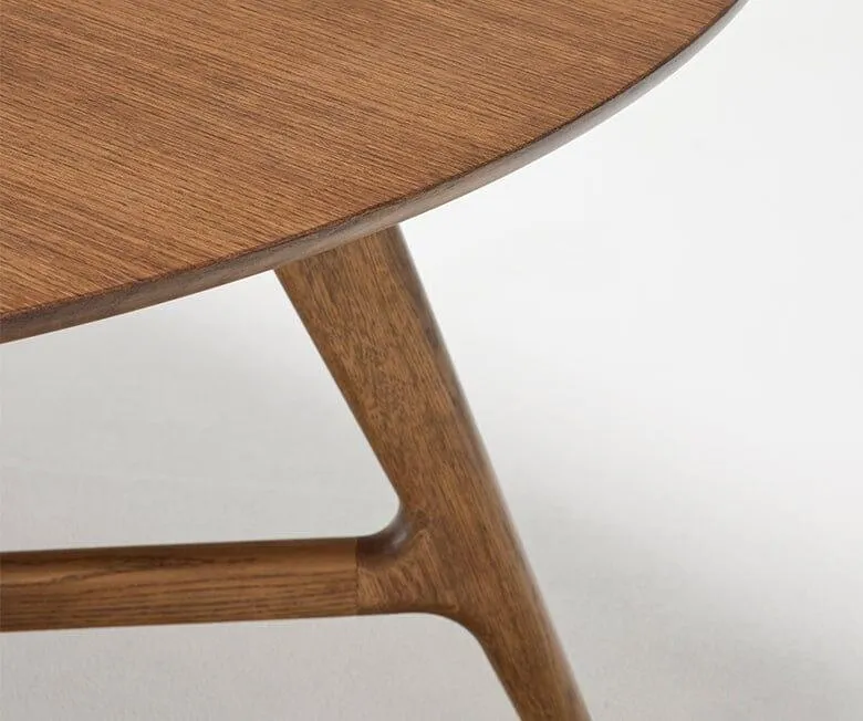 Johanna Elliptical Timber Table