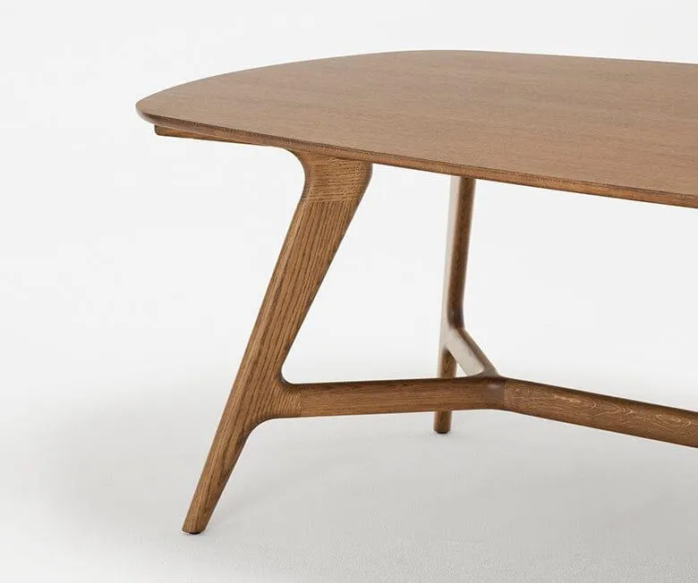 Johanna Elliptical Timber Table